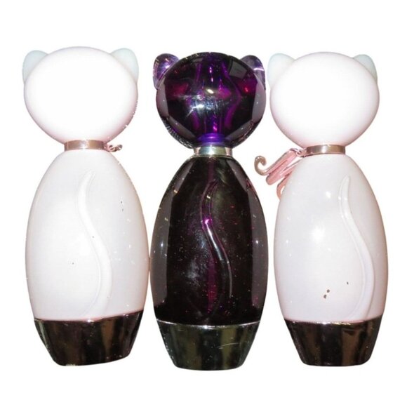 Kate Perry 3.4oz bottles Purr & Meow EDP Jasmine Orchid Musk Amber Lily Freesia - Picture 3 of 7